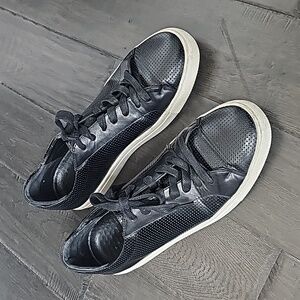 Supply‎ Lab Dice Black Perforated Sneakers 10.5